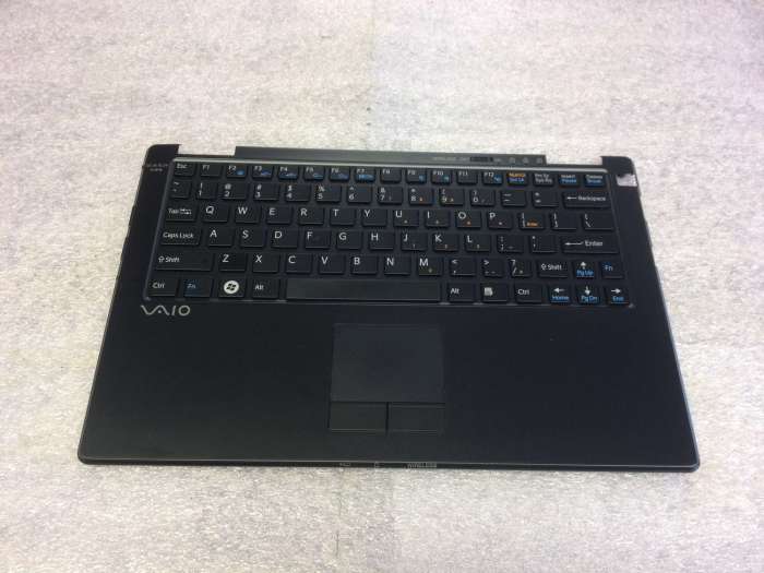 93f37649ca0180a0b7fd53b4a198d6b2.JPG Sony Vaio VPCX Series TouchPad Palmrest with Keyboard