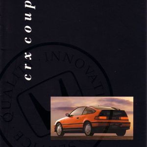 Honda CRX (Second Generation) 1.6i 16v (1988-1990)