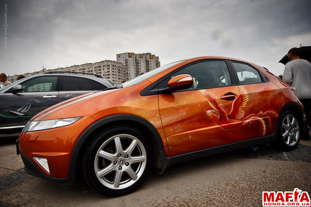 Civic 5D Аэрография