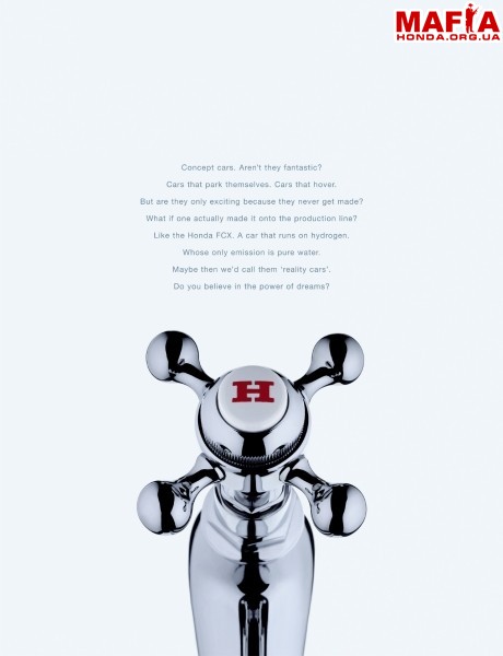 Advertiser HONDA UK 
Productor Service HONDA 
Title TAP 
Agency WIEDEN+KENNEDY 
Photographer Guido Mocafico 
Typographer Ch